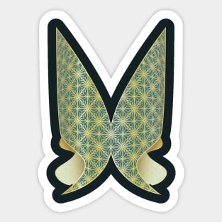 Art Deco Butterfly Sticker